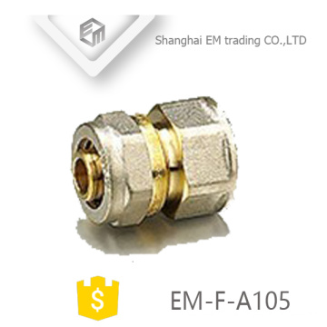 EM-F-A105 raccord de compression de filetage femelle raccords de tuyauterie en laiton union